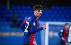 El futbolista salouense del Barça Òscar Gistau estará varios meses de baja imagen 1485