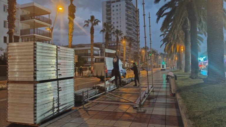 Cortado el paseo Jaume I de Salou hasta el domingo por el Cós Blanc imagen 1351