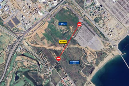 Las obras de la ZAL del puerto cortarán la carretera TV-3146 en Vila-seca imagen 1349