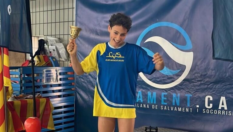 La nadadora salouense Nara Cuesta, de 13 años, bate cuatro récords de Catalunya imagen 1124
