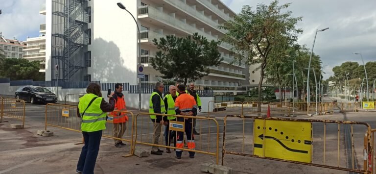La peatonalización de la avenida Carles Buïgas de Salou estará lista antes de Semana Santa imagen 1207