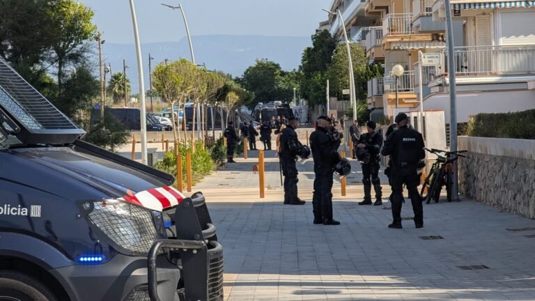 19 detenidos y 3 agentes heridos en un operativo contra el top manta en Salou imagen 676