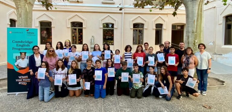 L’alumnat de 6è de primària del col·legi Cardenal Vidal i Barraquer de Cambrils rep els diplomes de les proves CEST de Cambridge imagen 85
