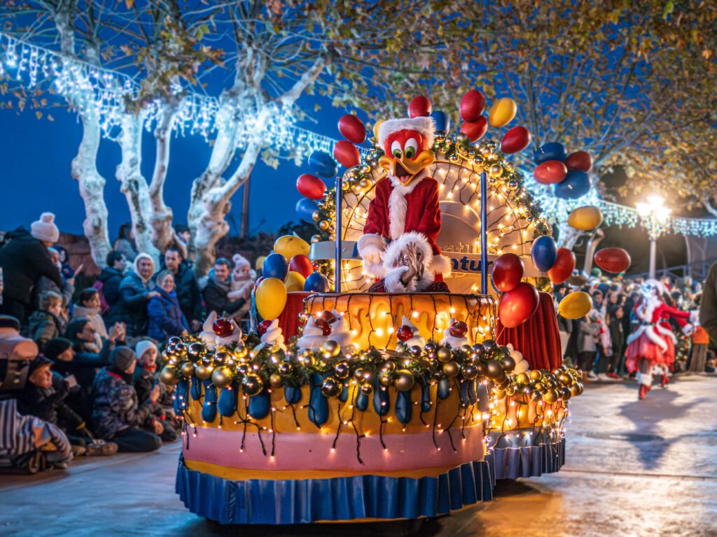 Carrozas navideñas de PortAventura