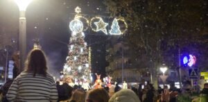 Encendido de luces de Navidad en Salou