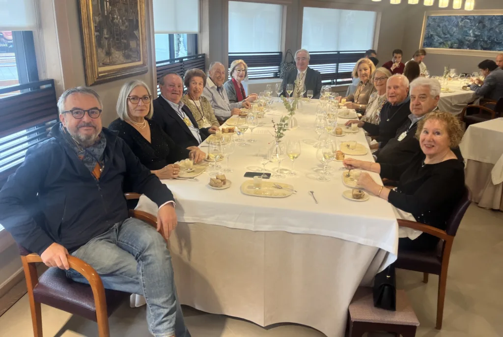 La taula presidencial de l'AGT a Can Bosch