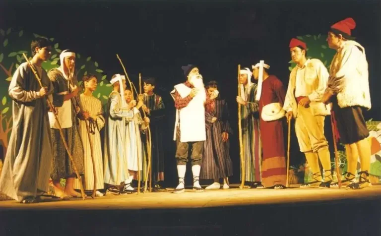 El Centru de Vila-seca celebra 125 anys de representacions dels Pastorets Representació de finals dels 90