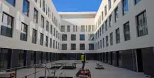 Estado de las obras del edificio turístico de la antigua aduana de Salou