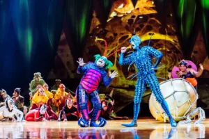 Un momento de la función de Cirque du Soleil en Tarragona