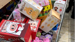 Algunos de los juguetes decomisados