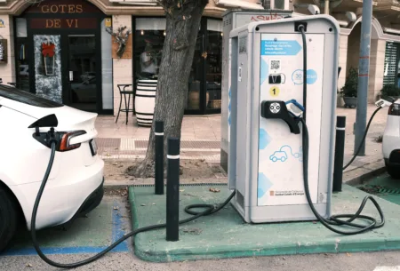 Un punt de recàrrega de Cambrils