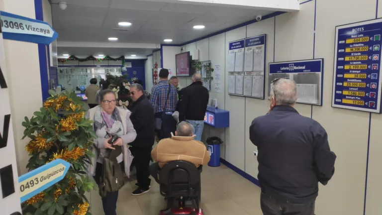 Administración de Lotería Doña Pilar, en una imagen de archivo
