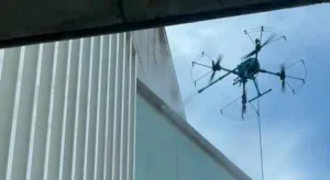 El dron, en marcha el pasado viernes