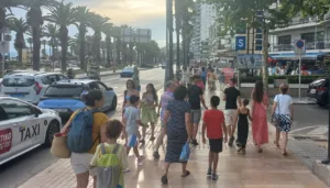 Turistas en Salou, el pasado verano