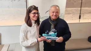 Teresa Jacas, del Port, y Ángel Juárez