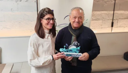 Teresa Jacas, del Port, y Ángel Juárez