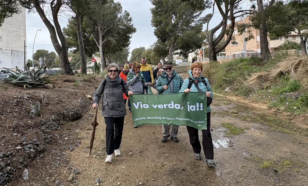 La caminata transcurrió por Mont-roig del Camp