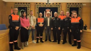 Foto de familia del acto en Vilches