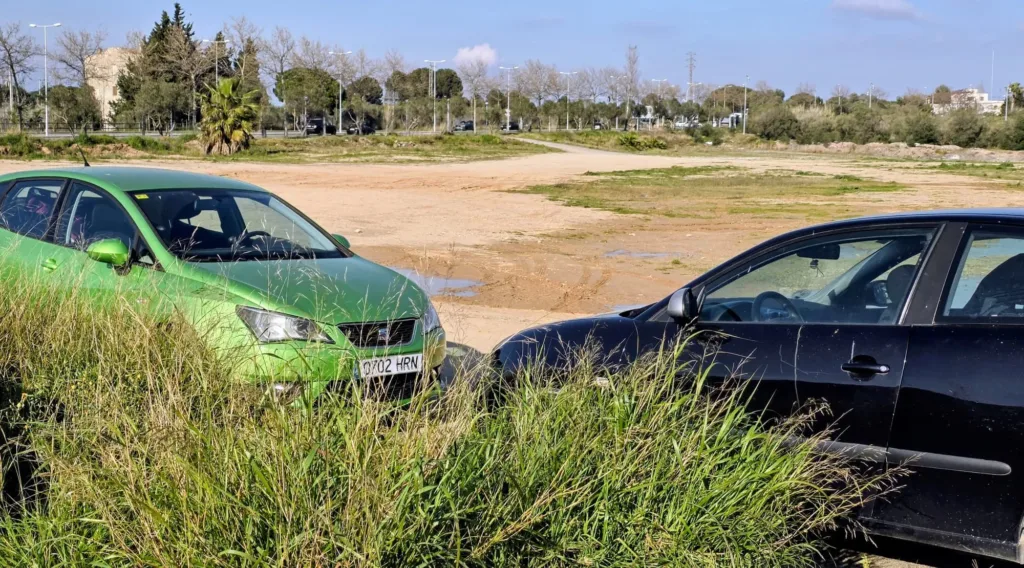 Un aparcamiento disuasorio de Salou