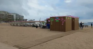 Un chiringuito de la playa de Llevant, en una imagen de archivo