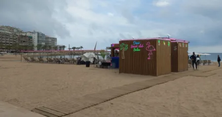 Un chiringuito de la playa de Llevant, en una imagen de archivo