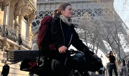 La vilasecana Marta Ballvé recorre 1.230 km en bici desde Copenhague hasta París La vilasecana Marta Ballvé recorre 1.230 km en bici desde Copenhague hasta París