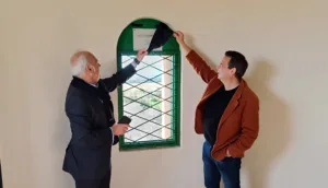 Francisco Javier Castillo i Oliver Klein, al mirador de la Torre Àngulo