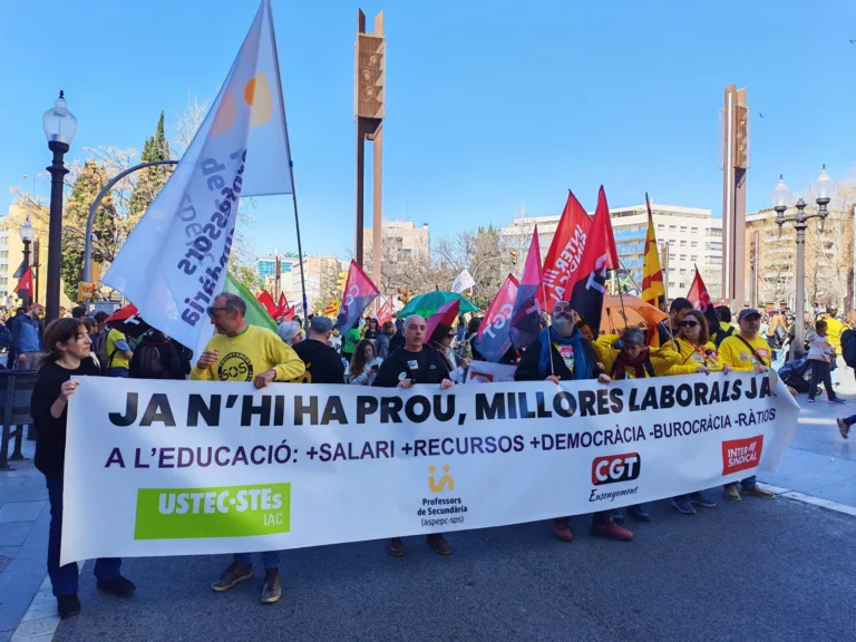 La manifestación ha partido de la plaza Imperial Tarraco de Tarragona