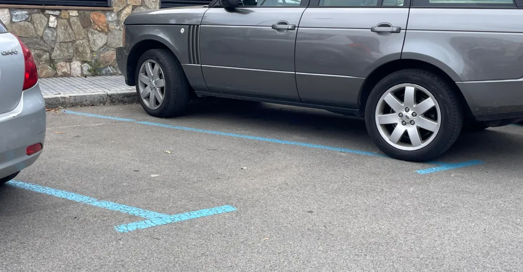 Plazas de aparcamiento de zona azul en Salou
