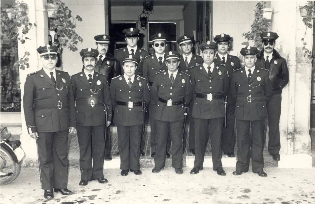 La policia cambrilenca, al 1976