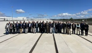 Este martes hubo una visita institucional a la terminal