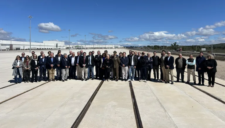 Este martes hubo una visita institucional a la terminal