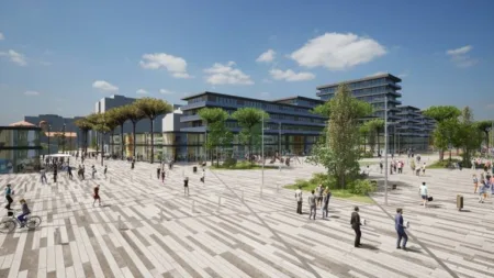 Imagen virtual del Eix Cívic de Salou