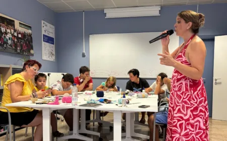 Una actividad anterior de la asociación Autisme Cambrils