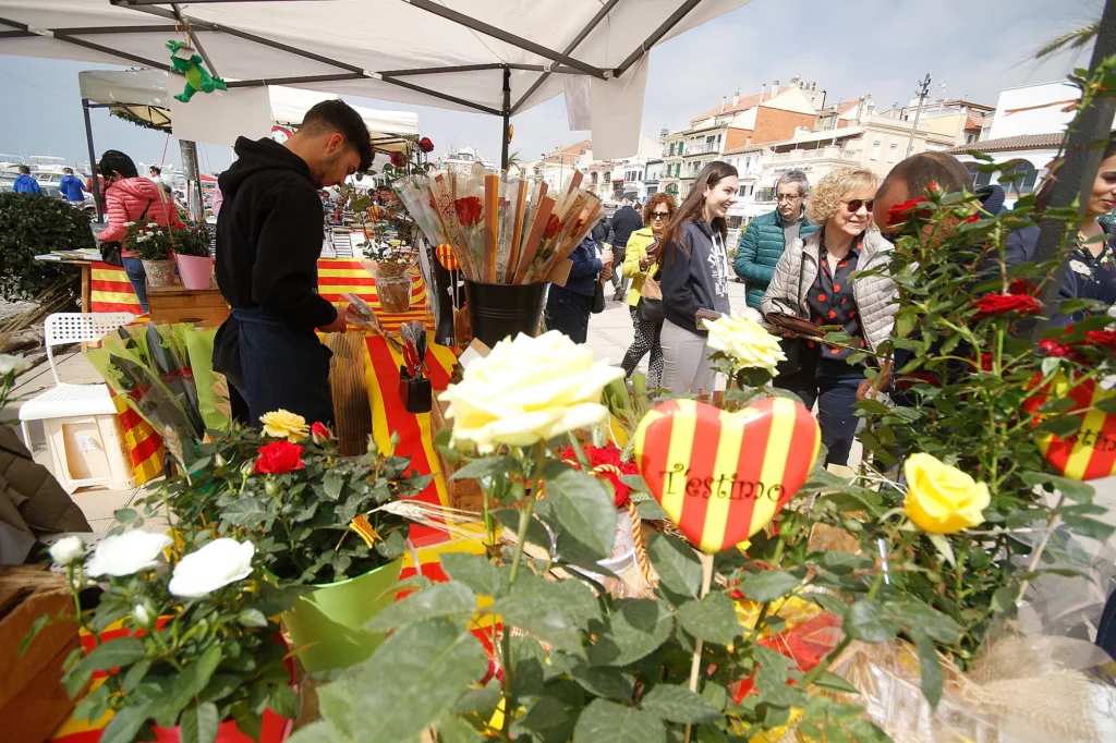 Mercat de Sant Jordi al Passeig Miramar de Cambrils