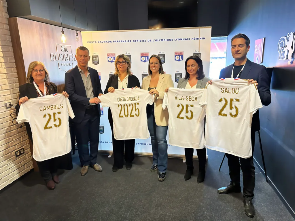 El patrocinio de la Costa Daurada al Olympique de Lyon empezó en la temporada 2023-2024