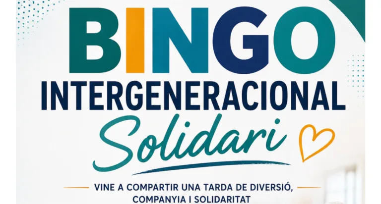 Cartell de l'activitat solidària