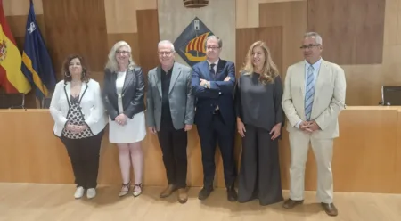 El comité evaluador ha visitado este jueves el Ayuntamiento