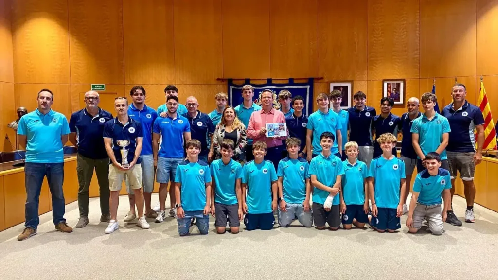 Temporadón del Club Futbol Sala Mediterrani Cambrils Recepción el Ayuntamiento al Club Futbol Sala Mediterrani Cambrils