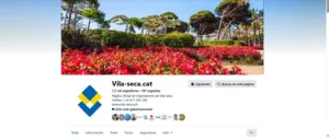 Perfil de Facebook de l'Ajuntament de Vila-seca