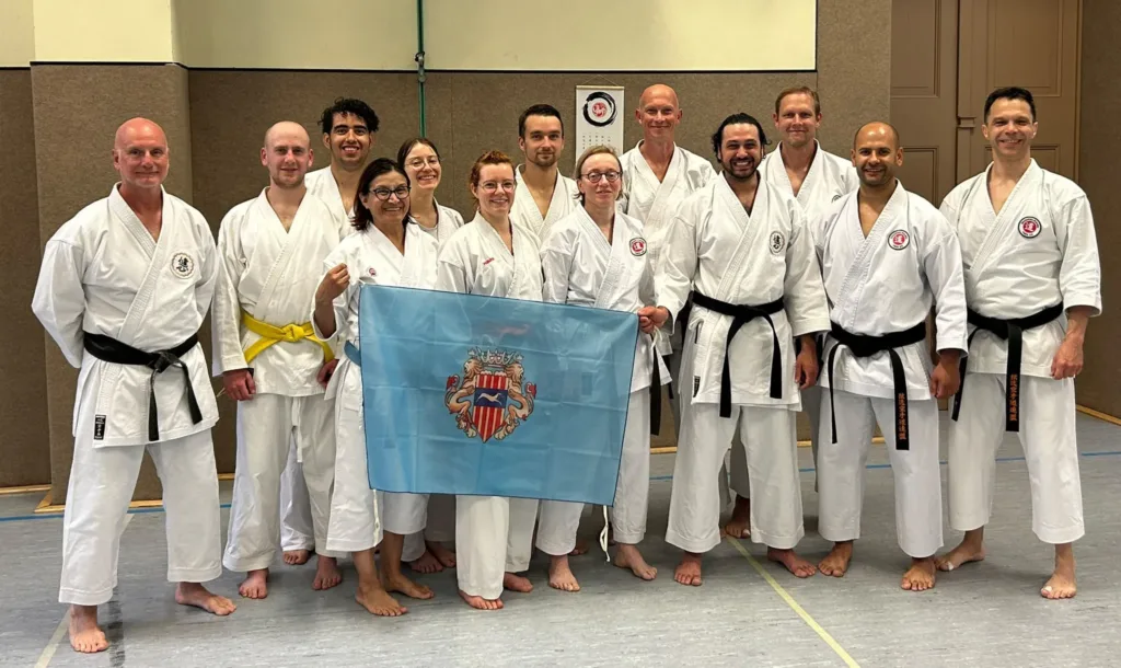Alumnes de L’escola Karate Ken Shin Kan, a Alemanya