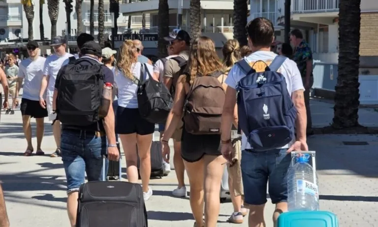 Turistas, estos días en Salou