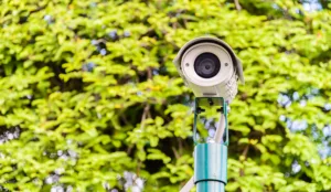 Salou instala cuatro cámaras de videovigilancia para reforzar la seguridad en las calles Una de las cámaras de videovigilancia