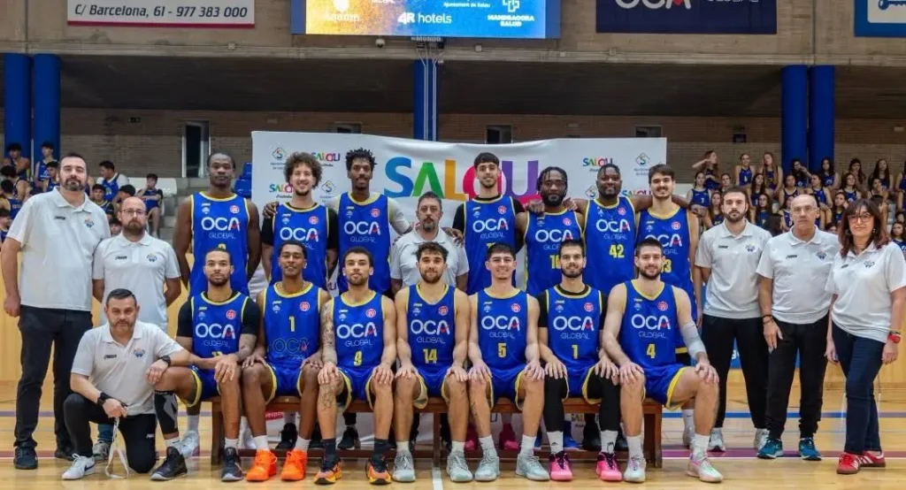 El primer equipo del CB Salou de la pasada temporada. FOTO: CB Salou
