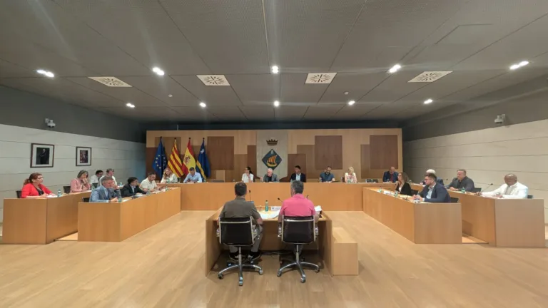 Denuncian que un hombre ha querido «alterar» el pleno de Salou con «una actitud violenta» Pleno de Salou de este miércoles