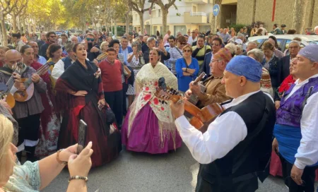 Un pedazo de Aragón en Salou Un acto de la asociación cultural aragonesa de Salou