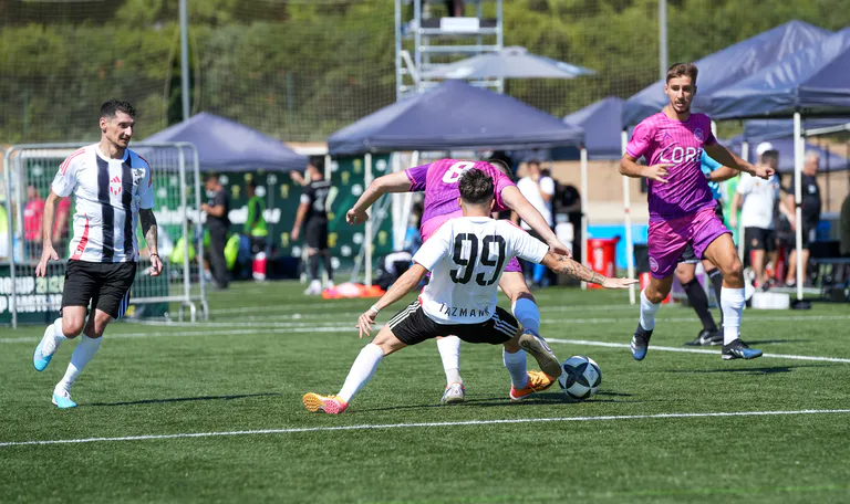 Un partido de la EMF Champions League