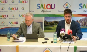 Yeray Moreno (PSC): “La prioridad es consolidar el pacto con Granados” Pere Granados y Yeray Moreno, en una imagen de archivo