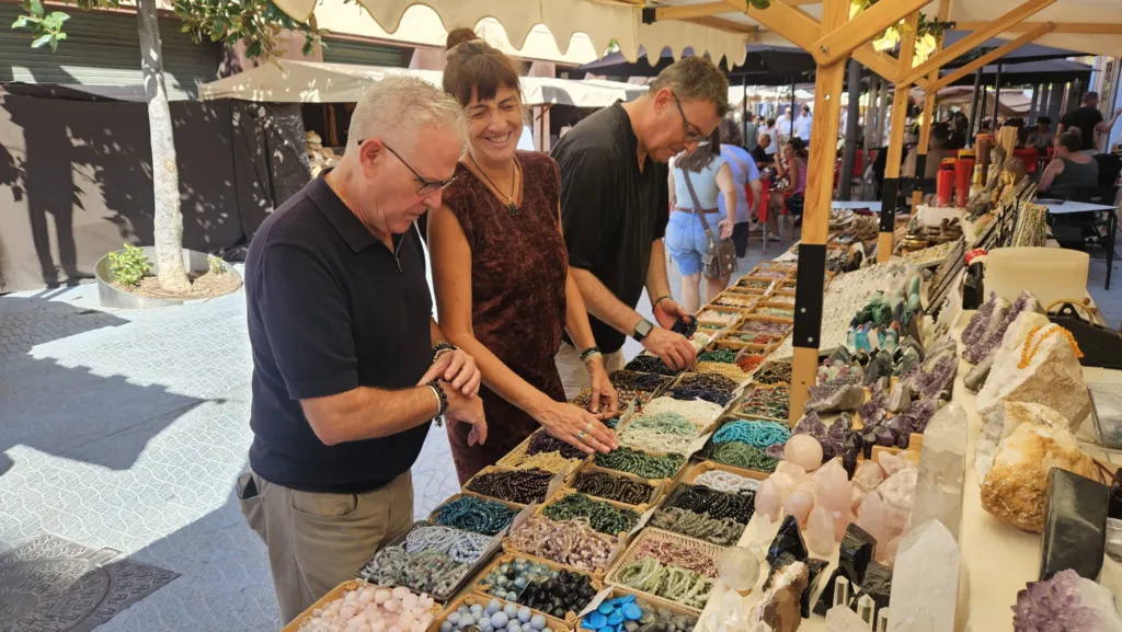 Pere Granados ha visitado el mercado medieval
