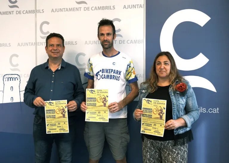 Oliver Klein, Àngel Batlle i Gemma Balanyà, duranta la presentació aquest dimecres